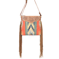 Dallas Kilim Leather Crossbody Bag | LB-644