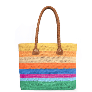 Bianca Raffia Chic Crochet Tote: Stylish and Functional Tote bag