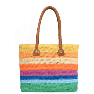 Bianca Raffia Chic Crochet Tote: Stylish and Functional Tote bag