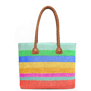 Bianca Raffia Chic Crochet Tote: Stylish and Functional Tote bag