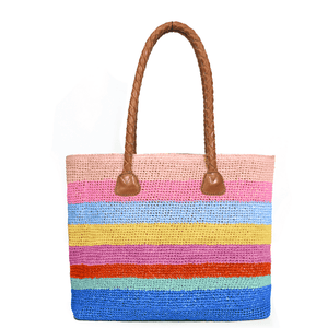 Bianca Raffia Chic Crochet Tote: Stylish and Functional Tote bag