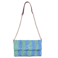 Elowen Raffia Versa Carry Clutch