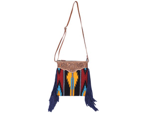 Dallas Kilim Leather Crossbody Bag | LB-644