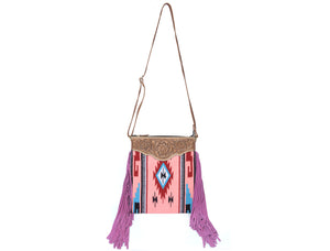 Dallas Kilim Leather Crossbody Bag | LB-644