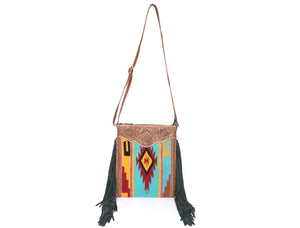Dallas Kilim Leather Crossbody Bag | LB-644