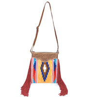 Dallas Kilim Leather Crossbody Bag | LB-644