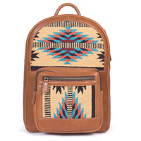 Montreal Kilim Leather Backpack