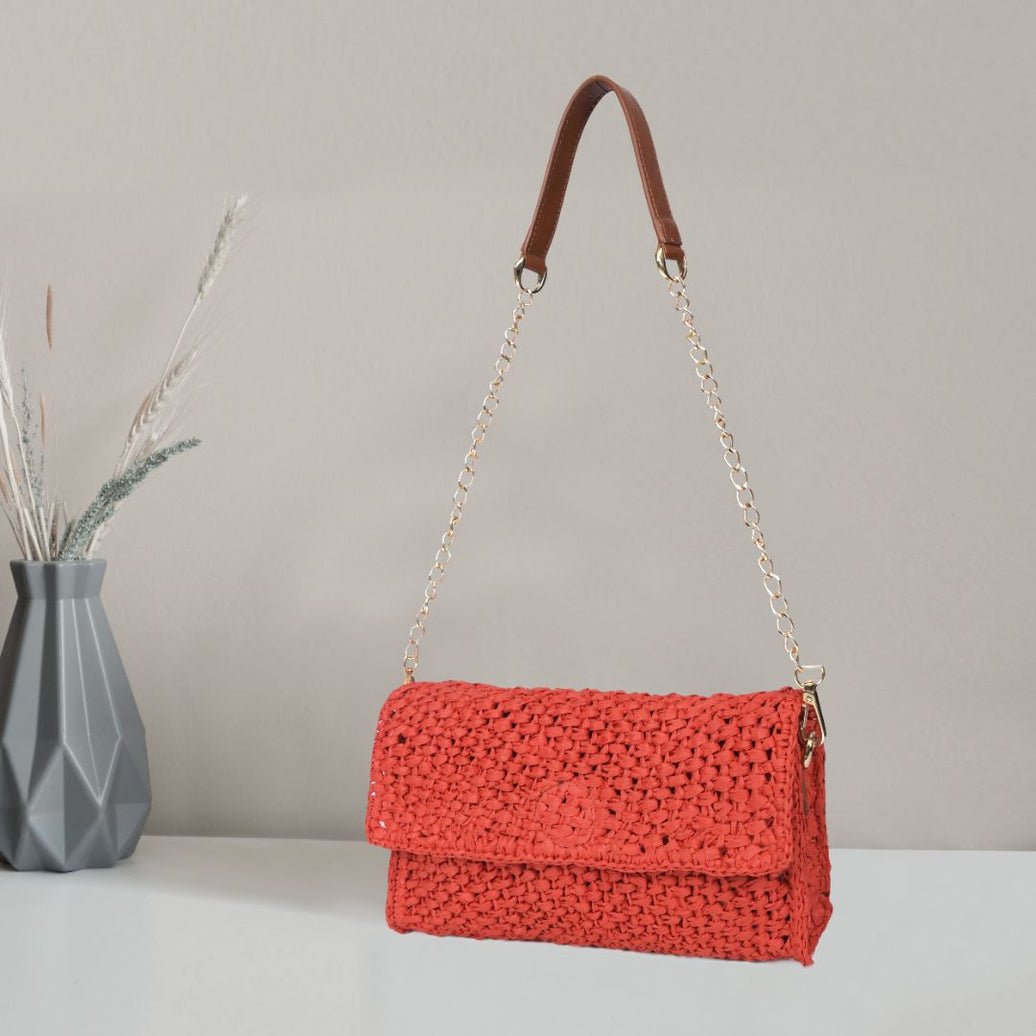 Elowen Raffia Versa Carry: The Ultimate 2-in-1 Wallet and Clutch Solid