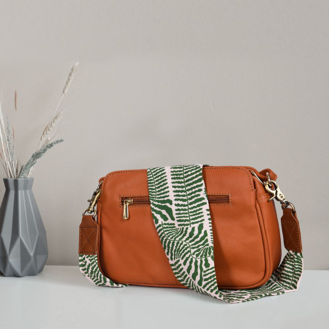 Vintage Floral Print Scarf Camera Strap, Cross Body Strap, Silver Clasps or Nylon Ends, Customizable Camera Strap