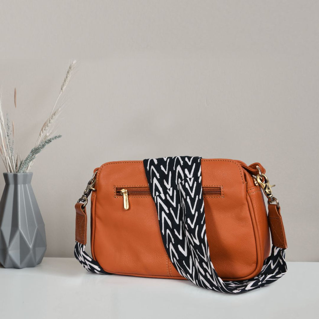 Vintage Print  Strap, Cross Body Strap,