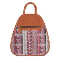 Hampshire Backpack Jacquard with Leather - Tan