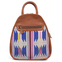 Hampshire Backpack Jacquard with Leather - Tan
