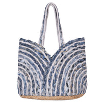 Nature's Carryall Recycled Jute Tote Bag Organic Multicolor | LB-666