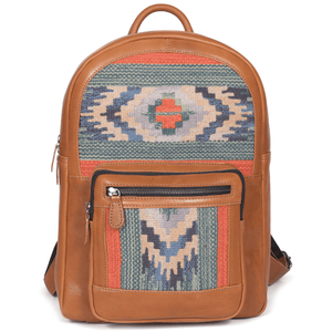Montreal Kilim Leather Backpack