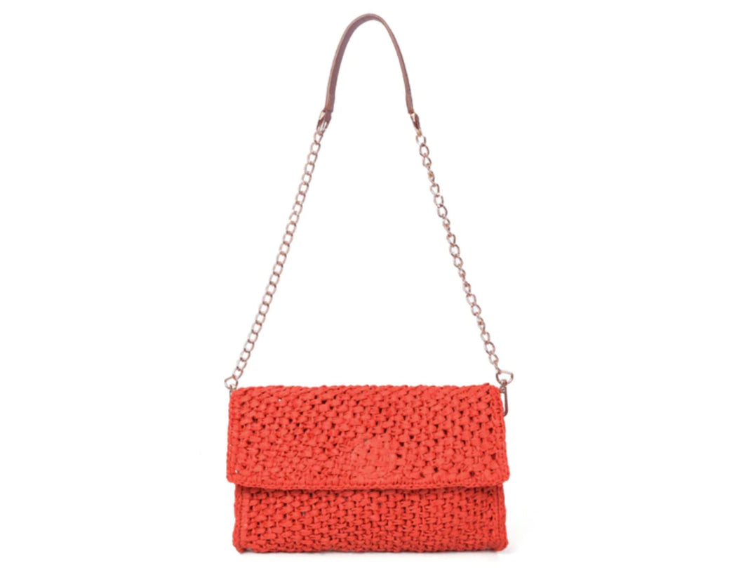 Elowen Raffia Versa Carry: The Ultimate 2-in-1 Wallet and Clutch Solid