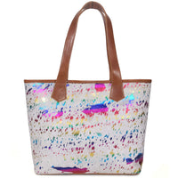 Sacramento Leather Hair on Tote Bag