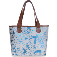 Sacramento Leather Hair on Tote Bag