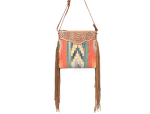 Dallas Kilim Leather Crossbody Bag | LB-644