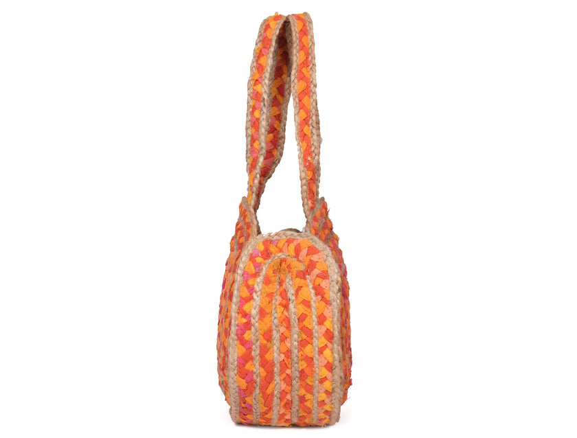 EcoChic Organic Jute Round Handbag