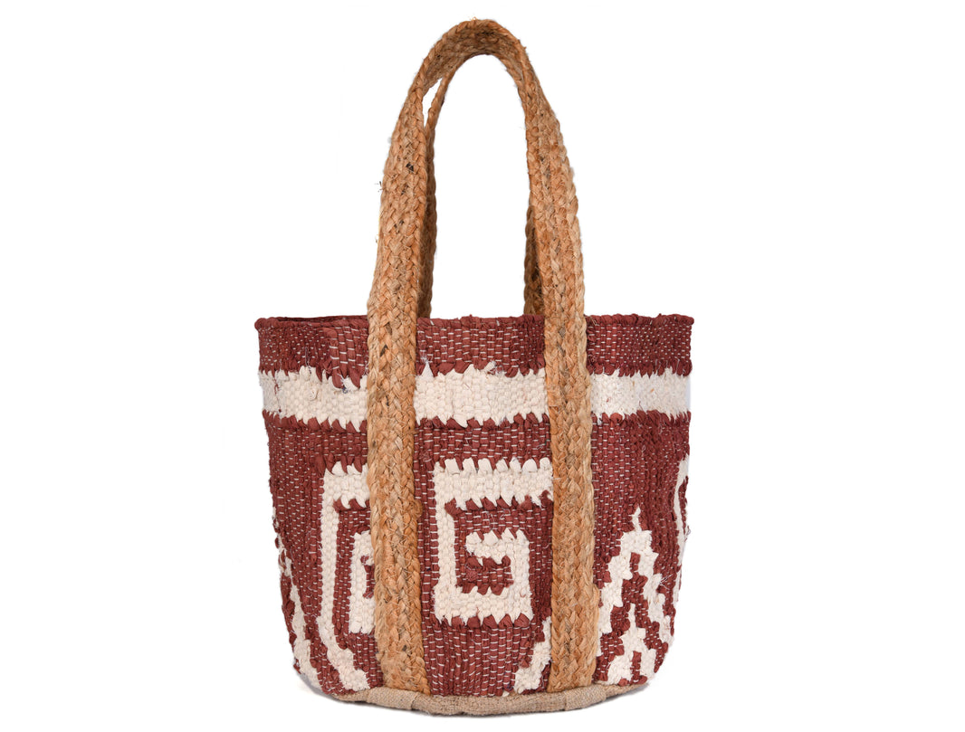 Desert Sunset Jute Tote Bag