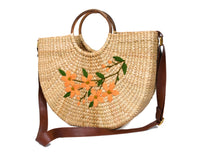 Nature Nest Shopper Handwoven Embroidered Handbag - LB848