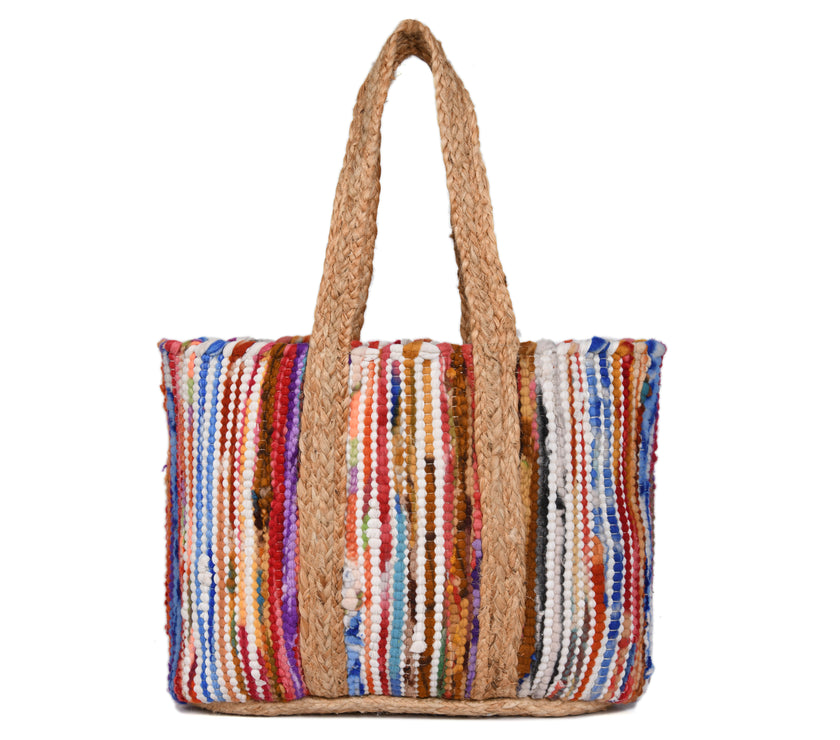 Desert Sunset Jute Tote Bag