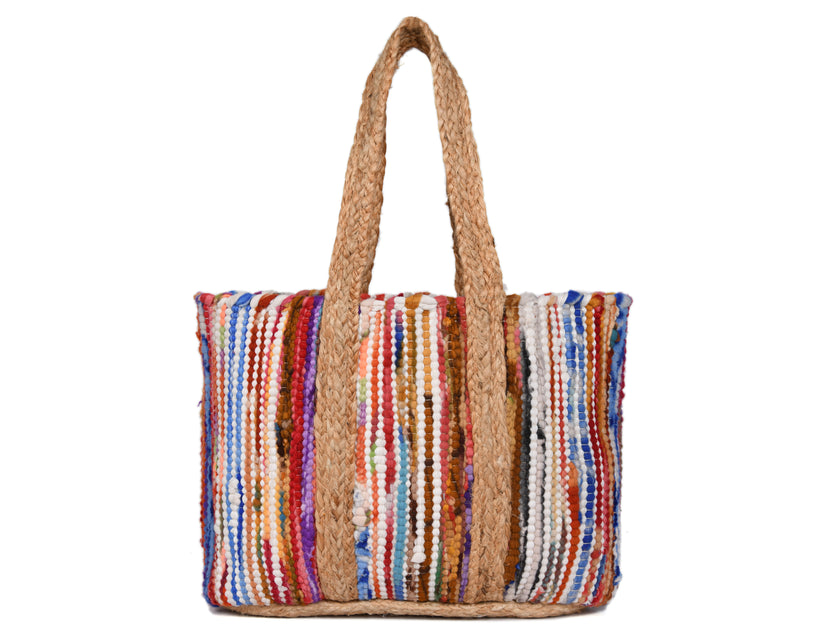 Desert Sunset Jute Tote Bag