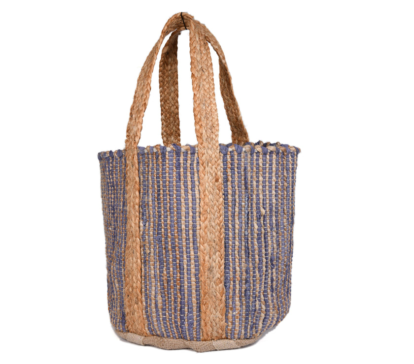 Tropical Breeze Jute Tote Bag