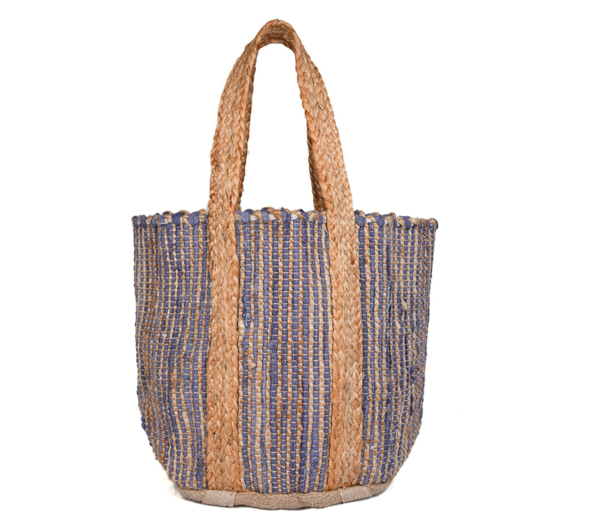 Tropical Breeze Jute Tote Bag