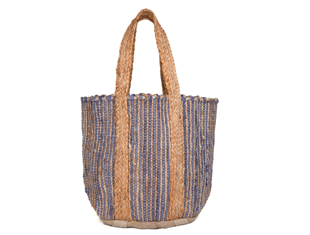 Tropical Breeze Jute Tote Bag