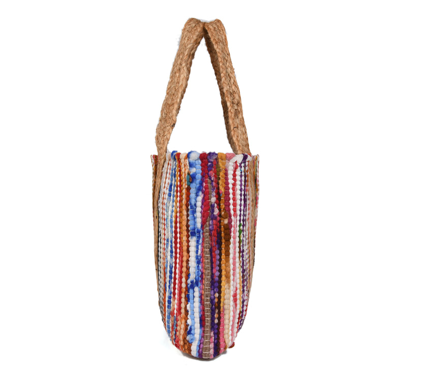 Desert Sunset Jute Tote Bag