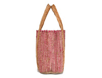 Tropical Breeze Jute Tote Bag