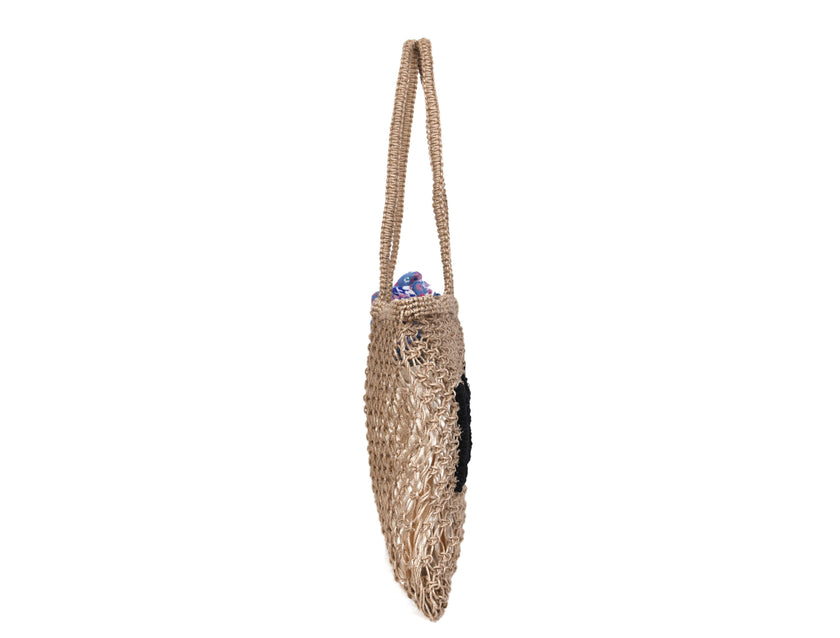 Woven Jute Tote Bag - Love | LB - 857