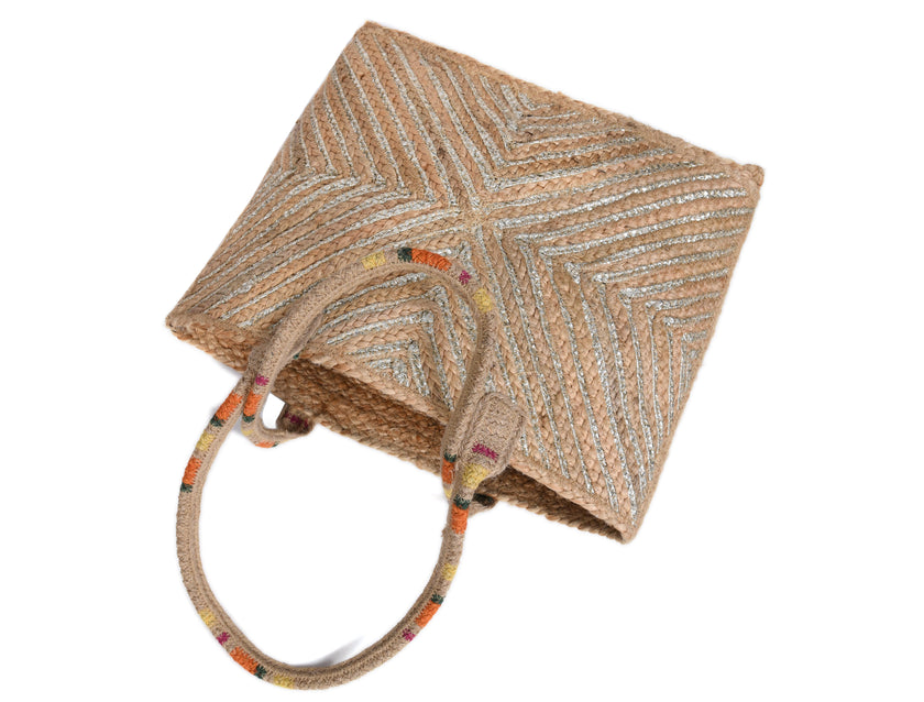 Western Style Jute Totes Bags for Women