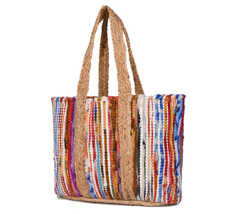 Desert Sunset Jute Tote Bag