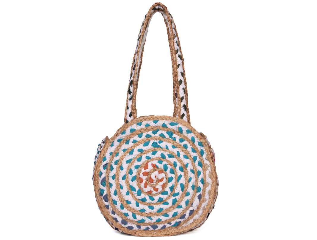 JuteJoy Organic Jute Round Handbag