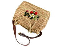 Nature Nest Shopper Handwoven Embroidered Handbag