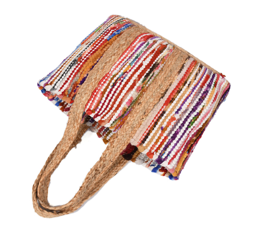 Desert Sunset Jute Tote Bag