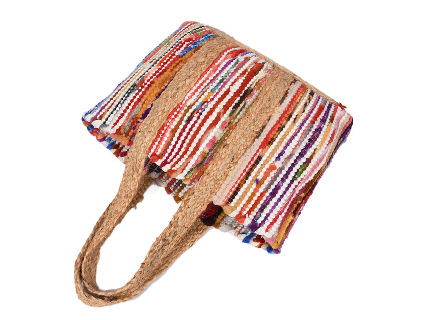 Desert Sunset Jute Tote Bag