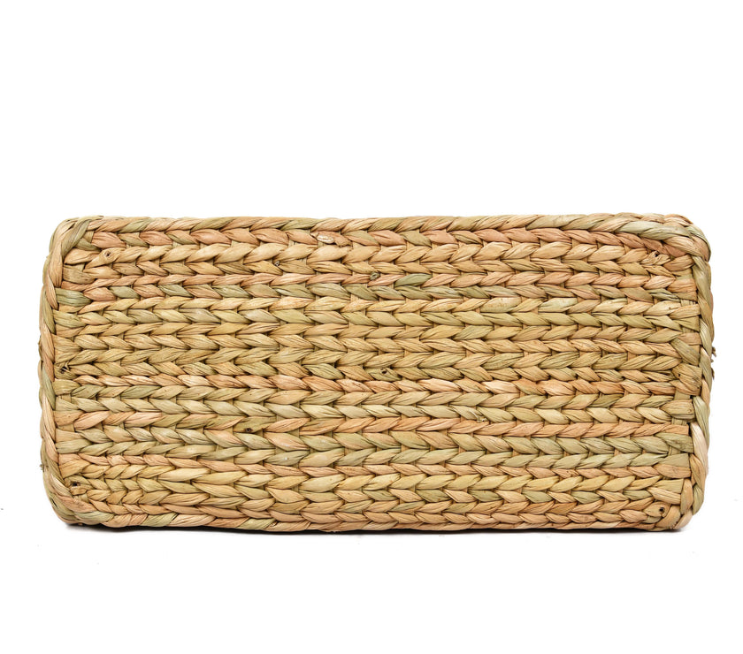 Nature Nest Shopper Handwoven Embroidered Handbag