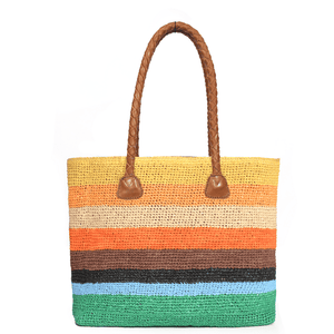 Bianca Raffia Chic Crochet Tote: Stylish and Functional Tote bag