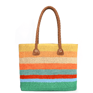 Bianca Raffia Chic Crochet Tote: Stylish and Functional Tote bag