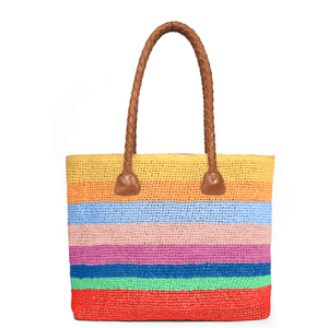 Bianca Raffia Chic Crochet Tote: Stylish and Functional Tote bag