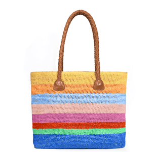 Bianca Raffia Chic Crochet Tote: Stylish and Functional Tote bag