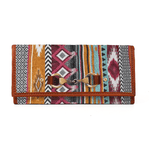 Dakota Jacquard and Leather Wallet - Tan