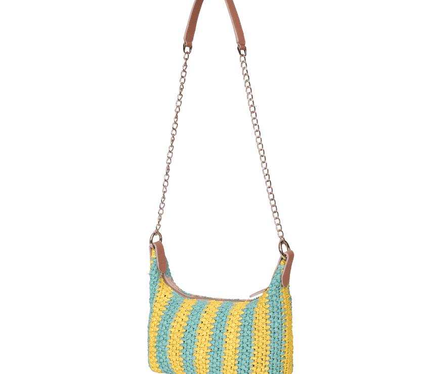 Elara Raffia Chic  Crossbody