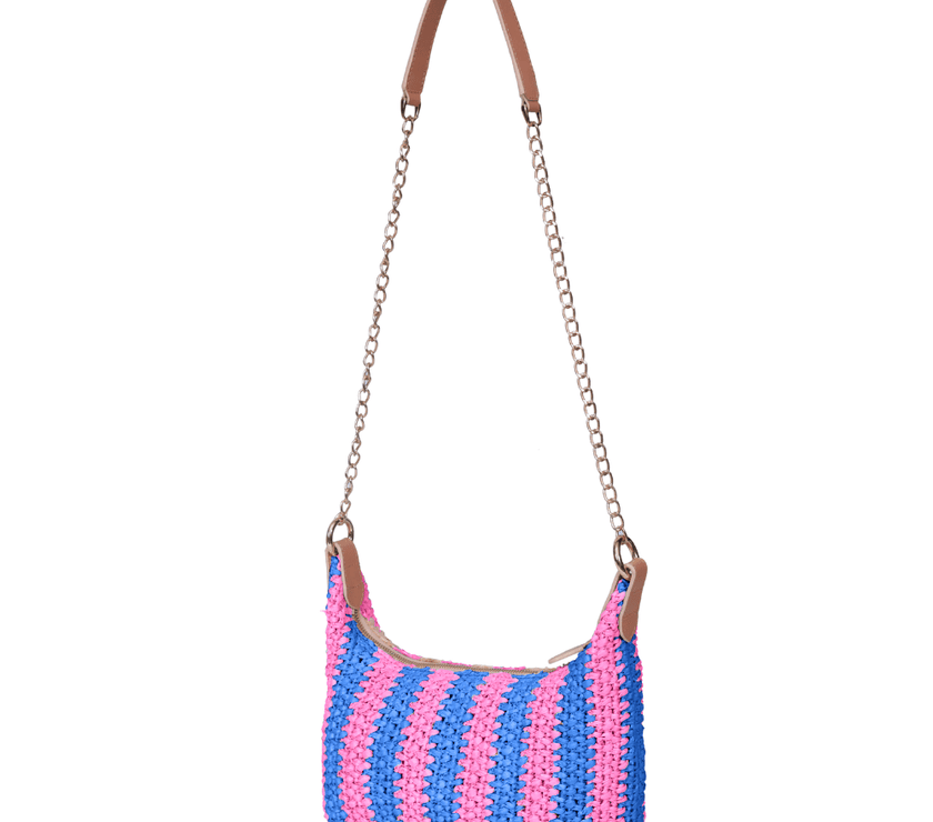 Elara Raffia Chic  Crossbody