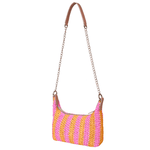 Elara Raffia Chic  Crossbody