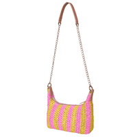 Elara Raffia Chic  Crossbody