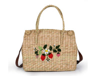 Nature Nest Shopper Handwoven Embroidered Handbag